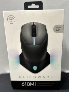 Alienware AW610M Wired/Wireless Gaming Mouse - Color: DARK - Slightly Used - Picture 1 of 2