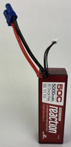 Dynamite Reaction 2.0 11.1V 5000mAh 50C 3S Hardcase LiPo RC Battery w/ EC5 Plug - Picture 1 of 6