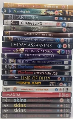 7 x Mixed dvd bundle series Breaking Bad Peep Show Homeland The Blue Planet - Image 1 of 4