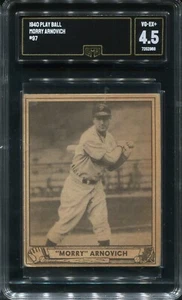 1940 Play Ball R335 #97 Morrie Arnovich Philadelphia Phillies - GMA 4.5 VG/Ex+ - Picture 1 of 2