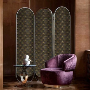 Black Gold Brushed Wallpaper Metal Texture Self-adhesive PET Bedroom Wallpaper  - Picture 1 of 9