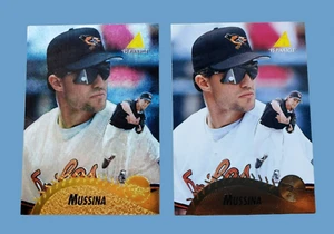 1995 Pinnacle Mike Mussina Museum Collection Baseball Card & Base Card #14 LOT 2 - Picture 1 of 14