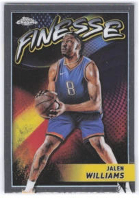 2023-24 Topps Chrome - Finesse #F-15 Jalen Williams - Picture 1 of 2