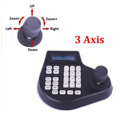 3 Axis Dimension joystick cctv keyboard controller for ptz Speed Dome Camera - Image 1 of 4