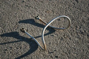 Heavy Duty Stainless Steel 10" Hose Rack with 5" Mounting Centers, 11" long - Picture 1 of 10