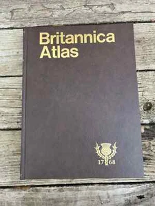 Britannica Atlas 1768 (1986, HC) The International Atlas - Eng./Fr/Sp./Ger/Ita - Foto 1 di 8