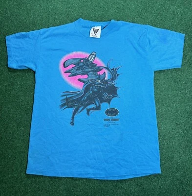 Vintage 90s Batman Dark Knight Collection Kids Large Single Stitch T Shirt  - Image 1 of 4