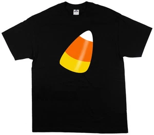 Maglietta Halloween CANDY CORN - NERA - Foto 1 di 2