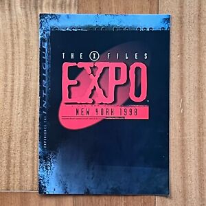 X-FILES EXPO NEW YORK 1998 Mulder Scully program booklet