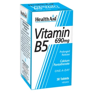 HealthAid Calciumpantothenat (Vitamin B5) 750 mg - verzögerte Freisetzung - 4er-Pack - Bild 1 von 1