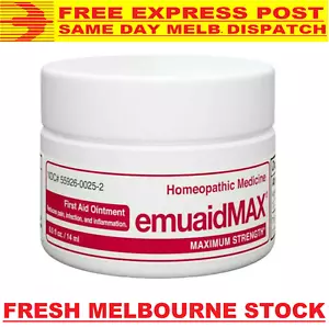 EMUAID MAX First Aid Anti-Fungal Natural Ointment 0.5oz/14mL FREE EXPRESS POST - Picture 1 of 5
