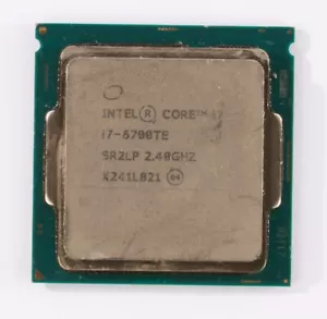 (Missing Caps) Intel Core i7-6700TE SR2LP 2.4GHz Quad-Core 8MB LGA 1151 CPU - Picture 1 of 2