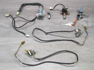 90-93 NISSAN 300ZX Z32 COUPE A/T IGNITION DOOR GLOVE TRUNK LOCK KEY SET OEM - Picture 1 of 21