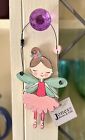 Hanging Wooden Fairy | Plaque Sign | Handmade | Children's Gift | Pink