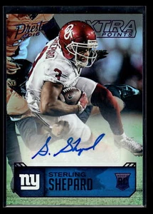 2016 Panini Prestige #SS Sterling Shepard Auto /100 Rookies Xtra Points Purple - Picture 1 of 2