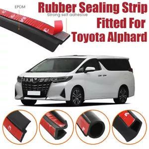 Door Seal Strip Kit Rubber Weather Draft Wind Noise Reduction For Toyota Alphard - Picture 1 of 12