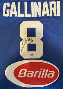 Danilo Gallinari Signed Autographed Team Italy Champion Jersey PSA/DNA COA - Picture 1 of 3