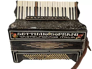 Settimio Soprani Accordion - Vintage Italian, Parts/Repair, Missing Keys, As-Is - Picture 1 of 19