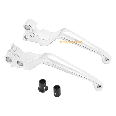 Palanca de embrague de freno cromada para Harley Davidson Sportster 1200 Custom/Sport XL1200 Foto 1 de 4