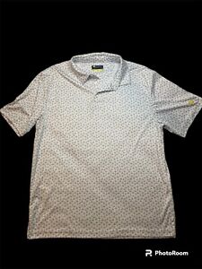 Jack Nicklaus Sailboat Performance Golf Polo Shirt White Large