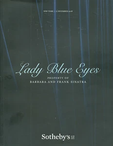 SOTHEBY'S LADY BLUE EYES Property Barbara Frank Sinatra Auction Catalog 2018 - Foto 1 di 1