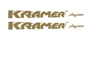 Kramer American guitar Decal head stocks Restoration water slide Logo 137 - Picture 1 of 1