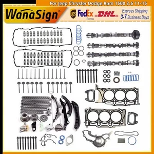 For Jeep Chrysler Dodge Ram 1500 3.6 11-15 Head Gasket Set Timing Chain Camshaft - Picture 1 of 8