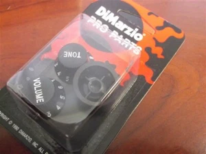 NEW - DiMarzio DM2111 Replacement Knob Set For Fender Strat - BLACK - Picture 1 of 1