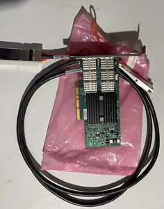 Mellanox MHQH29C-XTR X-2 Network Adapter - Full Height with Mellanox QSP+ cable - Picture 1 of 3