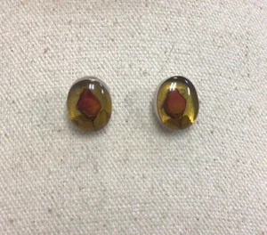 Vintage Sterling Silver 925 Floral Stud Earrings P734 - Picture 1 of 3