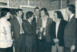 1970s Fleetwood obans team Fylde Am Cricket League Original Press photo 8x5.5" - Foto 1 di 2