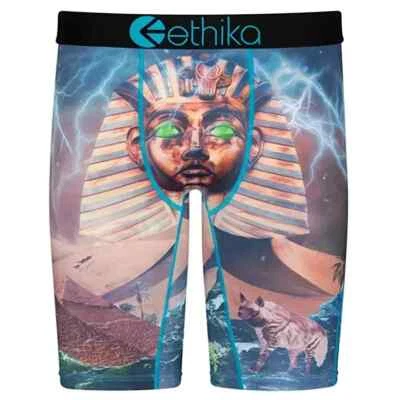Calzoncillos boxer Ethika L127722 para hombre azul abismo talla 3XL Foto 1 de 4