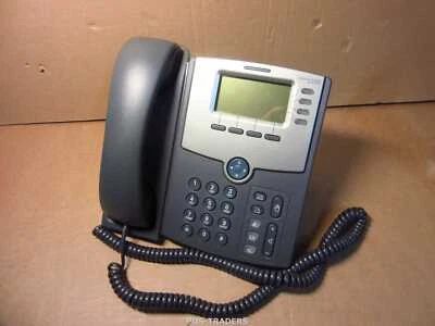 CISCO SPA514G 4-Line VOIP IP Phone with 2-Port Gigabit Switch + HANDSET & STAND - Image 1 of 4