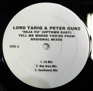 Lord Tariq & Peter Gunz – Deja Vu (Uptown Baby) Regional Mixes 1997 Vinyl 12" - Picture 1 of 5