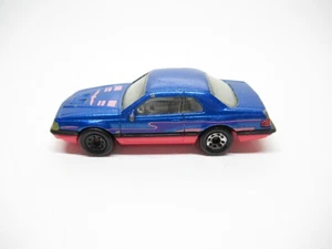 MATCHBOX SUPERFAST 1987 T-BIRD TURBO COUPE BLU - Foto 1 di 5
