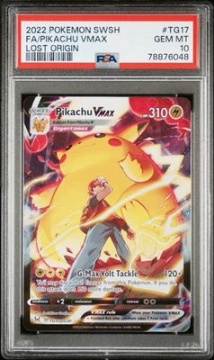 Pikachu VMAX Trainer Gallery | Lost Origin | Pokémon TG17/TG30 | PSA 10 - Image 1 of 2