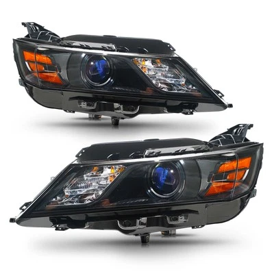 Upgrade Halogen Headlights For 2014-2020 Chevy Impala All Black Projector Pair - Image 1 of 4