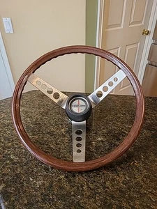 Mercury Quicksilver Vintage RIDE GUIDE Marine Boat WOOD Steering Wheel EUC - Bild 1 von 20