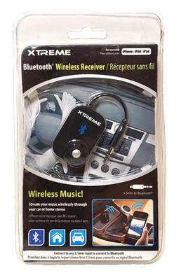NEW Xtreme Bluetooth Wireless Receiver For Car Or Mobile Audio Stereo SEALED - Image 1 of 4