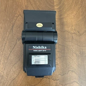 Nishika Twin Light 3000 Blitz 35mm Vintage Kamera Zubehör - ungetestet - Bild 1 von 6