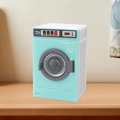 Dolls House Washing Machine Washer Play House Toy for Scene Props Ages 3-6 - Image 1 of 4
