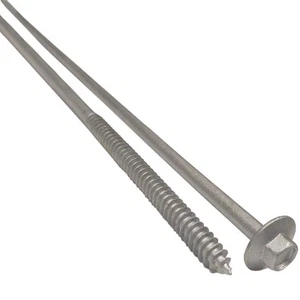 (25) 14" - Galvanized Timber Tie - Hex Head Structural Screw - Great for Outd... - Picture 1 of 5