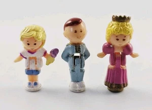 Vintage Polly Pocket Ersatz Figuren Konvolut Polly, Prinz Casper & Prinzessin - Bild 1 von 2