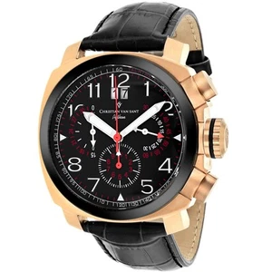 Christian Van Sant Men's Grand Python Black Dial Watch - CV3AU11 - Picture 1 of 1