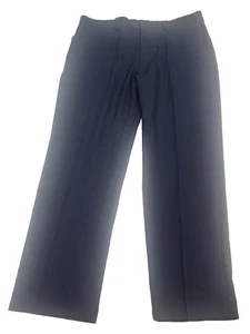 Pantalone Haggar uomo 38x32 sartoriale vestibilità performance abito pantaloni poliestere elasticizzato - Foto 1 di 9