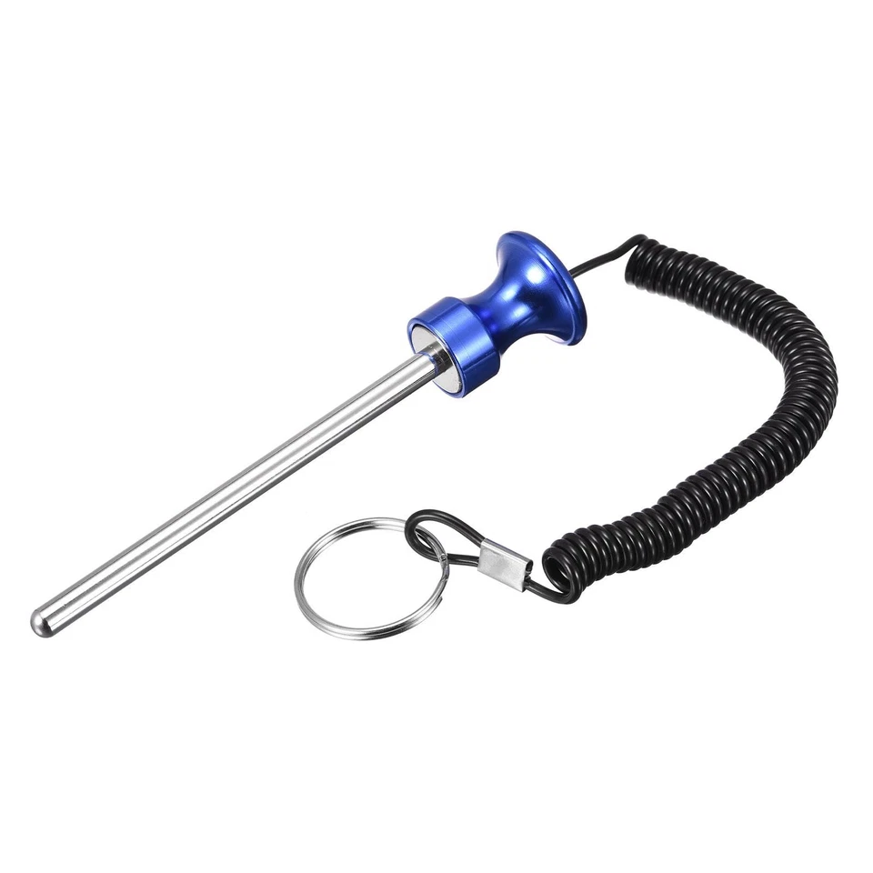 UXCELL 8mmx125mm Gewichtsblock Stift mit Zugseil Magnetisches Krafttrainingsgerät Blau