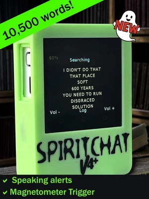 SPIRIT BOX! SpiritChat V4+ Paranormal ghost ITC device alterative to Ovilus - Image 1 of 3