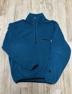 Suéter polar The North Face vintage años 90 mediano hecho en EE. UU. turquesa Foto 1 de 4