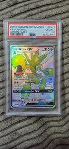 2019 Pokemon Sonne & Mond Hidden Fates #SV72/SV94 Scizor GX Full Art PSA 10 - Bild 1 von 4