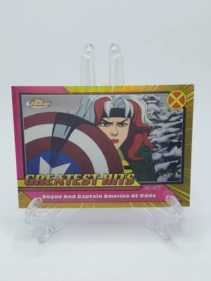 2025 Topps Finest X-Men '97 Greatest Hits Rogue Captain America At Odds GH12 /50 - Image 1 of 4